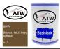 Preview: BMW, Brands Hatch Grey Metallic, C17: 500ml Lackdose, von ATW Autoteile West.